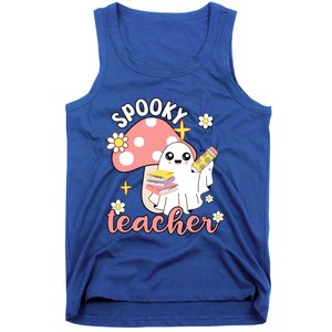 Spooky Cute Teacher Halloween Ghost Cute Gift Tank Top