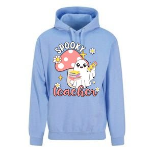 Spooky Cute Teacher Halloween Ghost Cute Gift Unisex Surf Hoodie