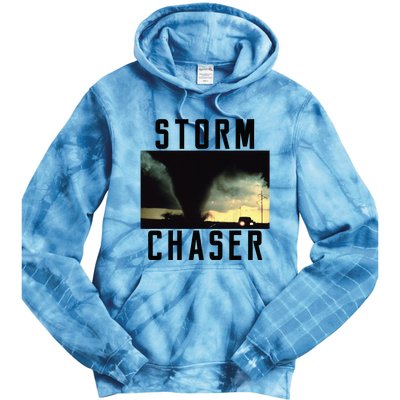 Storm Chaser Tornado Picture Weather Meteorologist Tie Dye Hoodie