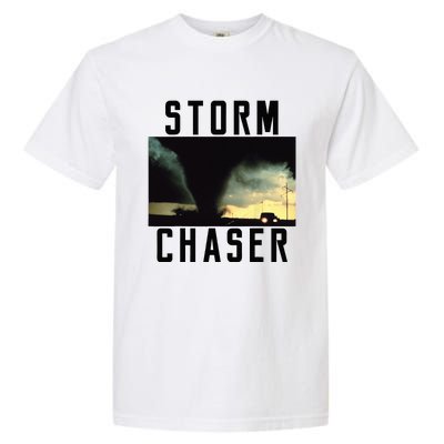 Storm Chaser Tornado Picture Weather Meteorologist Garment-Dyed Heavyweight T-Shirt