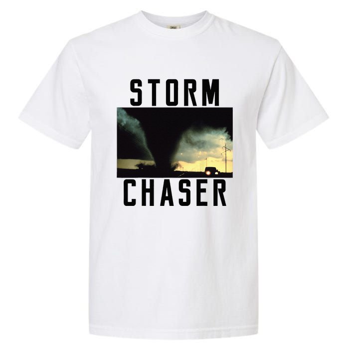 Storm Chaser Tornado Picture Weather Meteorologist Garment-Dyed Heavyweight T-Shirt