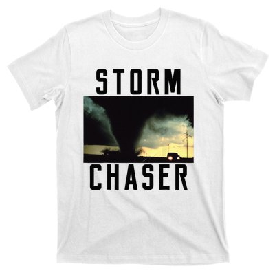 Storm Chaser Tornado Picture Weather Meteorologist T-Shirt