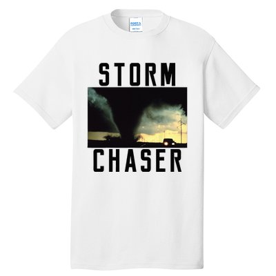 Storm Chaser Tornado Picture Weather Meteorologist Tall T-Shirt