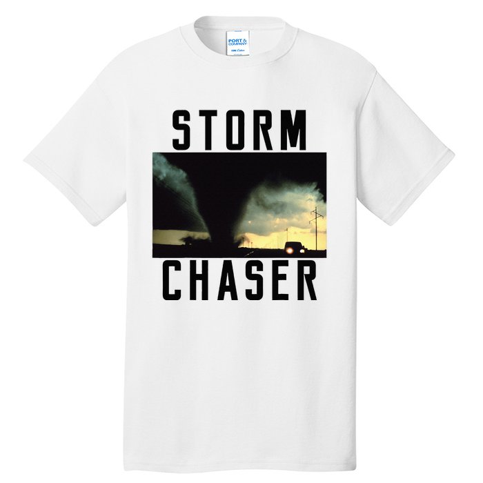 Storm Chaser Tornado Picture Weather Meteorologist Tall T-Shirt