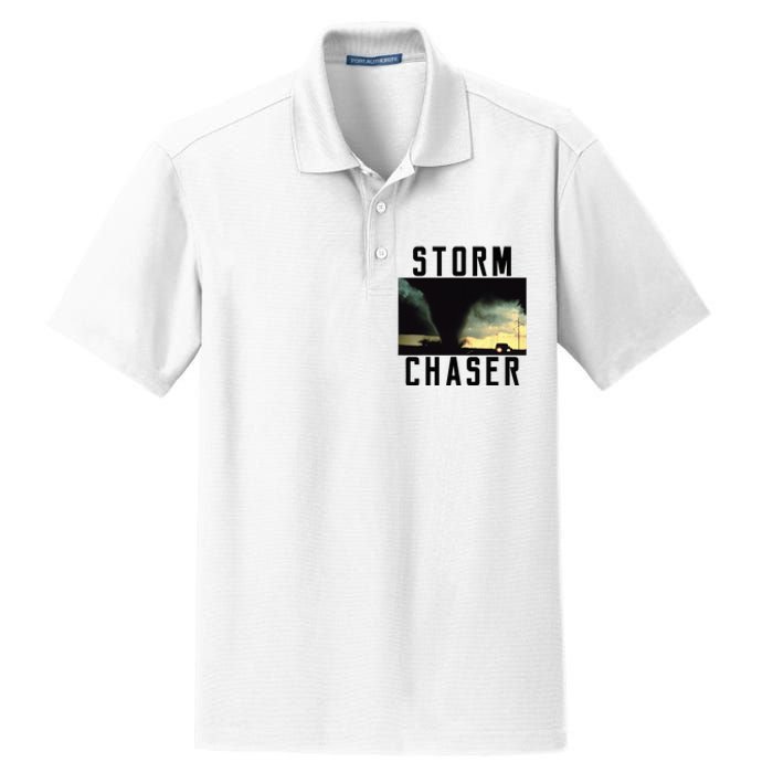 Storm Chaser Tornado Picture Weather Meteorologist Dry Zone Grid Polo