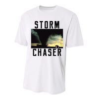 Storm Chaser Tornado Picture Weather Meteorologist Performance Sprint T-Shirt