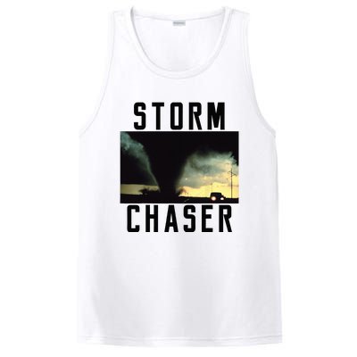 Storm Chaser Tornado Picture Weather Meteorologist PosiCharge Competitor Tank