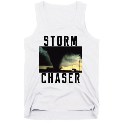 Storm Chaser Tornado Picture Weather Meteorologist Tank Top