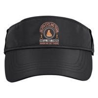 Sloth Cycling Team We'll Get There When We Get There Adult Drive Performance Visor