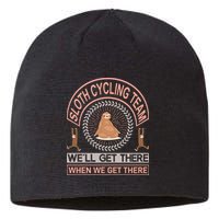 Sloth Cycling Team We'll Get There When We Get There Sustainable Beanie