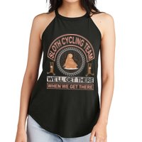 Sloth Cycling Team We'll Get There When We Get There Women's Perfect Tri Rocker Tank