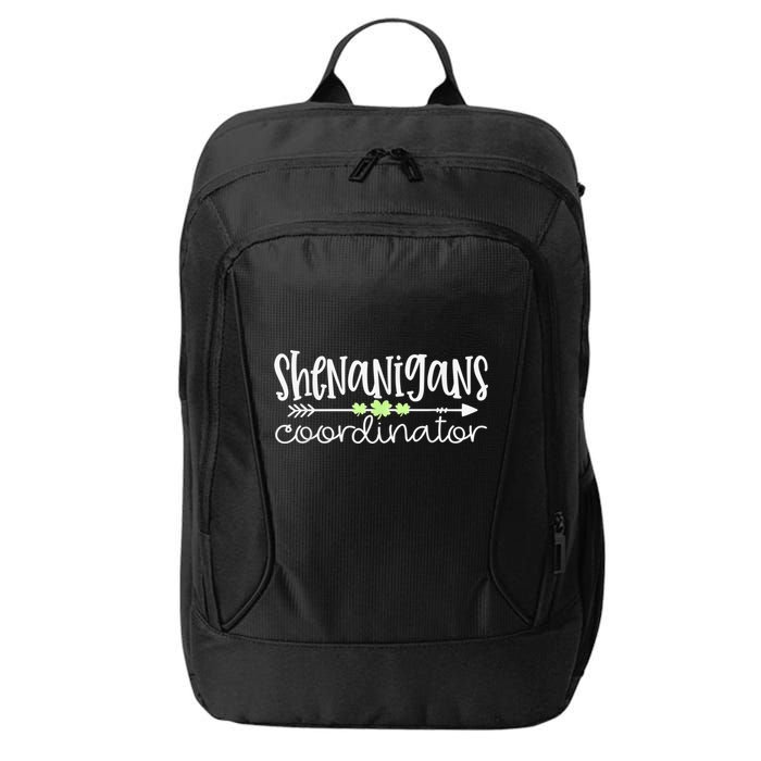 Shenanigans Coordinator Teacher St Patricks Day Shenanigans City Backpack