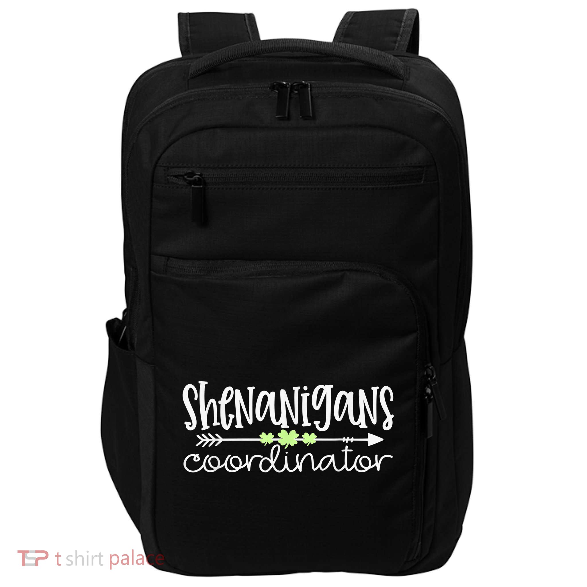 Shenanigans Coordinator Teacher St Patricks Day Shenanigans Impact Tech Backpack