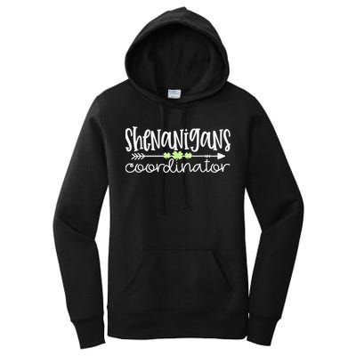 Shenanigans Coordinator Teacher St Patricks Day Shenanigans Women's Pullover Hoodie