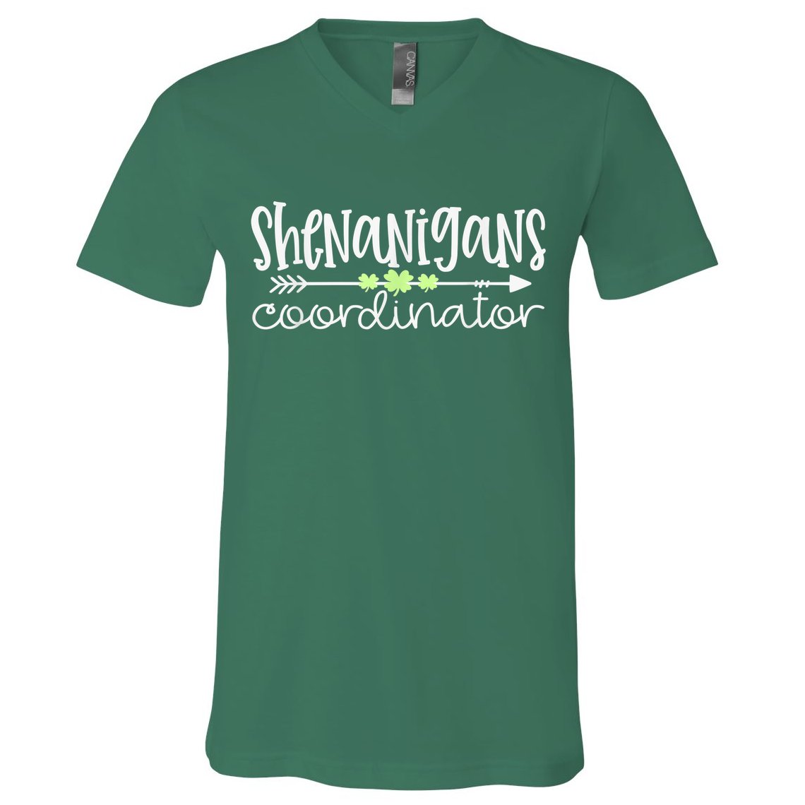 Shenanigans Coordinator Teacher St Patricks Day Shenanigans V-Neck T-Shirt