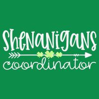 Shenanigans Coordinator Teacher St Patricks Day Shenanigans Button