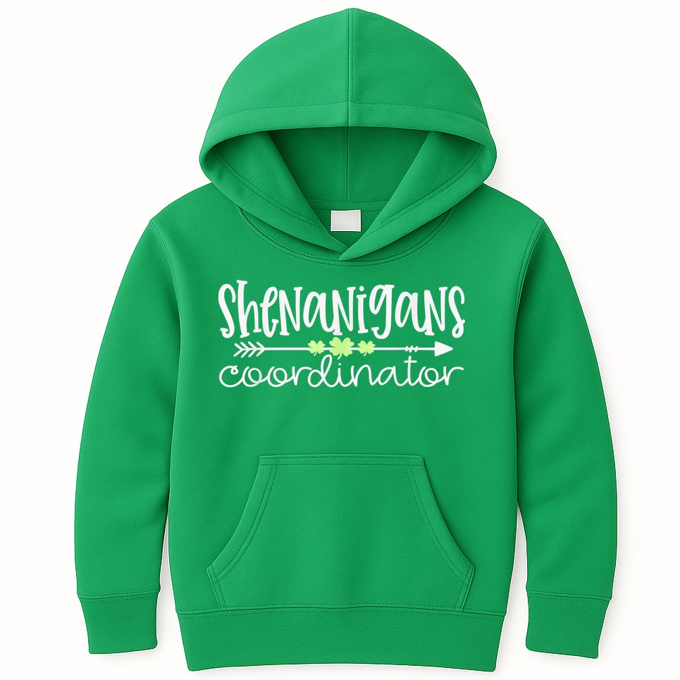 Shenanigans Coordinator Teacher St Patricks Day Shenanigans Kids Hoodie