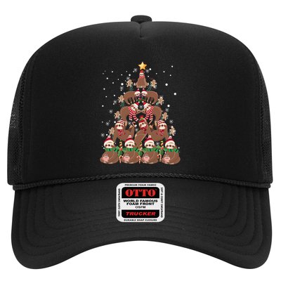 Sloth Christmas Tree Merry Slothmas Xmas Sloth Cool Gift Trucker Hat
