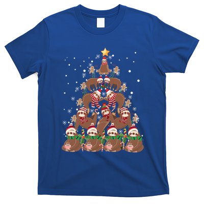 Sloth Christmas Tree Merry Slothmas Xmas Sloth Cool Gift T-Shirt