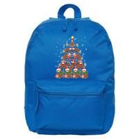 Sloth Christmas Tree Merry Slothmas Xmas Sloth Cool Gift 16 in Basic Backpack