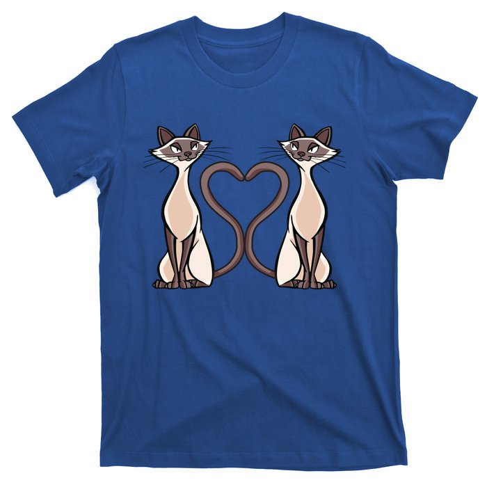 Siamese Cat Twins Gift For Siamese Cat Breed Owner Gift T-Shirt