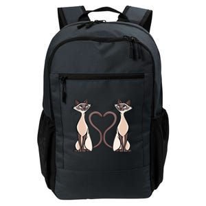 Siamese Cat Twins Gift For Siamese Cat Breed Owner Gift Daily Commute Backpack