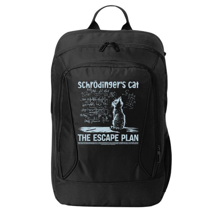 SchröDingers Cat The Escape Plan Funny Science Teacher City Backpack