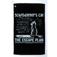 SchröDingers Cat The Escape Plan Funny Science Teacher Golf Towel