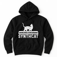 Synthcat Cat Techno Synthesizer Synth Analog Hoodie