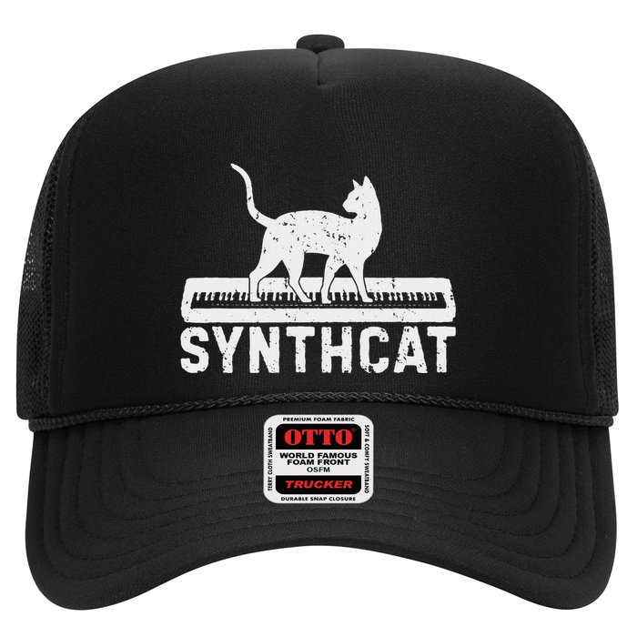 Synthcat Cat Techno Synthesizer Synth Analog Trucker Hat