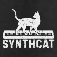 Synthcat Cat Techno Synthesizer Synth Analog Trucker Hat