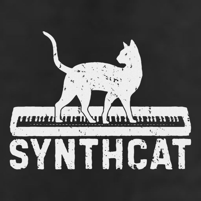 Synthcat Cat Techno Synthesizer Synth Analog Trucker Hat