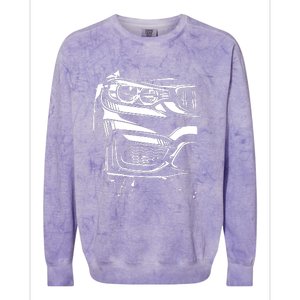 Sports Car Tuning Automotive Colorblast Crewneck Sweatshirt