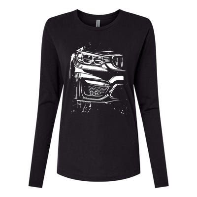 Sports Car Tuning Automotive Womens Cotton Relaxed Long Sleeve T-Shirt