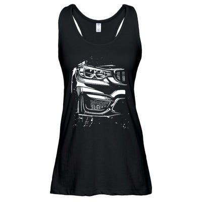 Sports Car Tuning Automotive Ladies Essential Flowy Tank