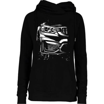 Sports Car Tuning Automotive Womens Funnel Neck Pullover Hood