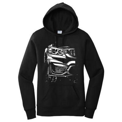 Sports Car Tuning Automotive Women's Pullover Hoodie