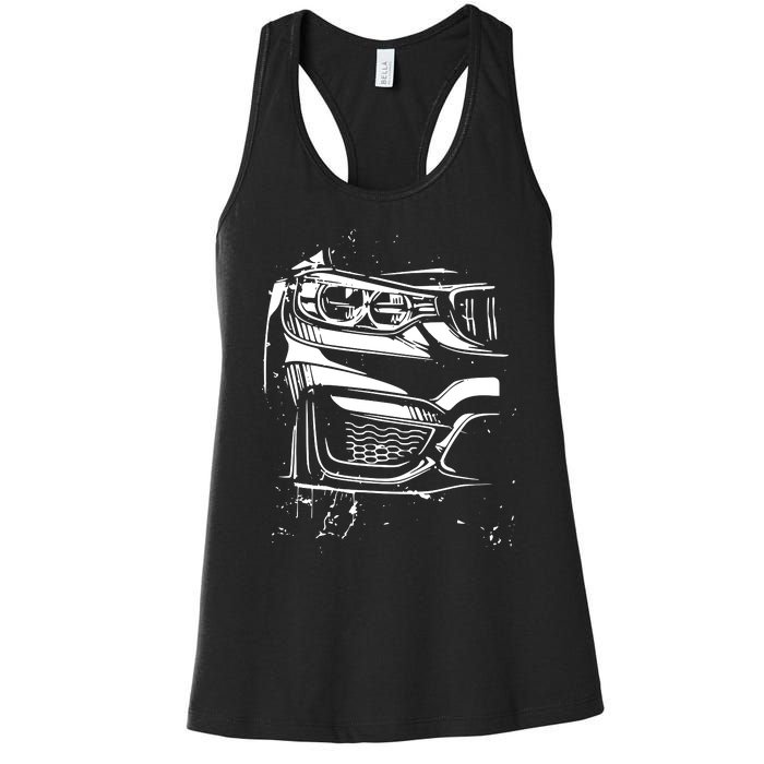 Sports Car Tuning Automotive Women's Racerback Tank