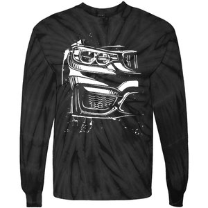 Sports Car Tuning Automotive Tie-Dye Long Sleeve Shirt