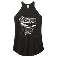 Sports Car Tuning Automotive Women's Perfect Tri Rocker Tank