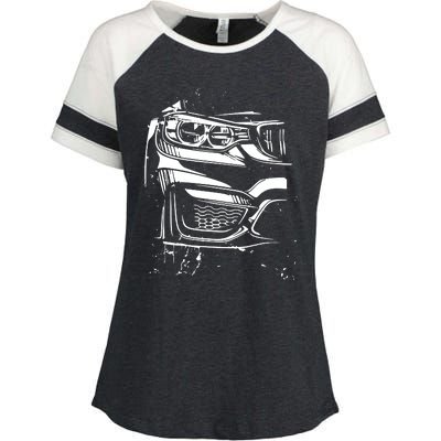 Sports Car Tuning Automotive Enza Ladies Jersey Colorblock Tee