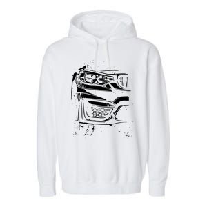 Sports Car Tuning Automotive Garment-Dyed Fleece Hoodie