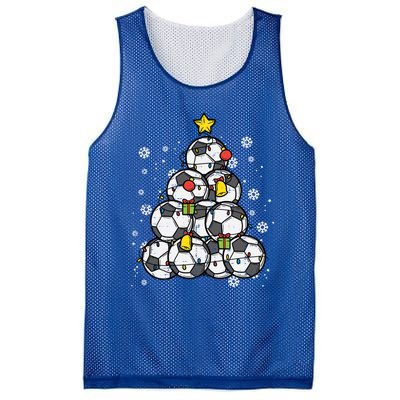 Soccer Christmas Tree Xmas Pajamas Pjs Player Boys Girls Gift Mesh Reversible Basketball Jersey Tank