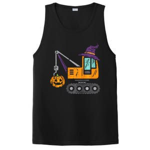 Spooky Crane Truck Pumpkin Halloween Costume PosiCharge Competitor Tank