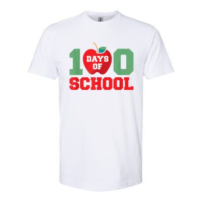 School Celebration Teacher Gift Happy 100th Day Of School Softstyle® CVC T-Shirt