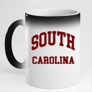 South Carolina Throwback 11oz Black Color Changing Mug