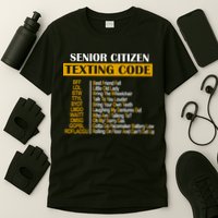 Senior Citizen Texting Code Retired Grandpa T-Shirt