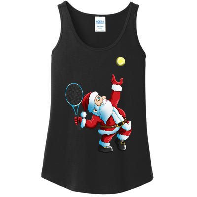 Santa Claus Tennis Game Festive Tennis Racket for Christmas Ladies Essential Tank