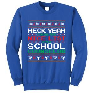 School Counselor Ugly Christmas Design Funny Counselors Gift Sweatshirt