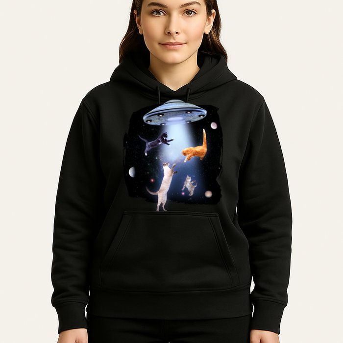 Space Cats UFO Hoodie